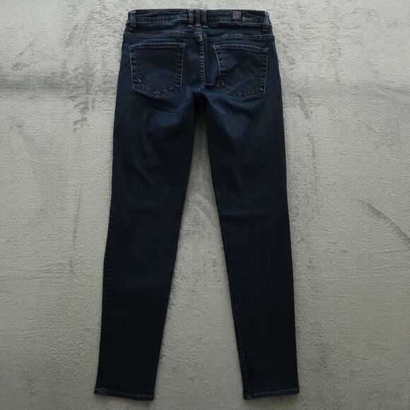 KUT from the Kloth Jeans Women's Size 4 Blue Low-Rise Skinny Denim 30" Inseam - Picture 11 of 16